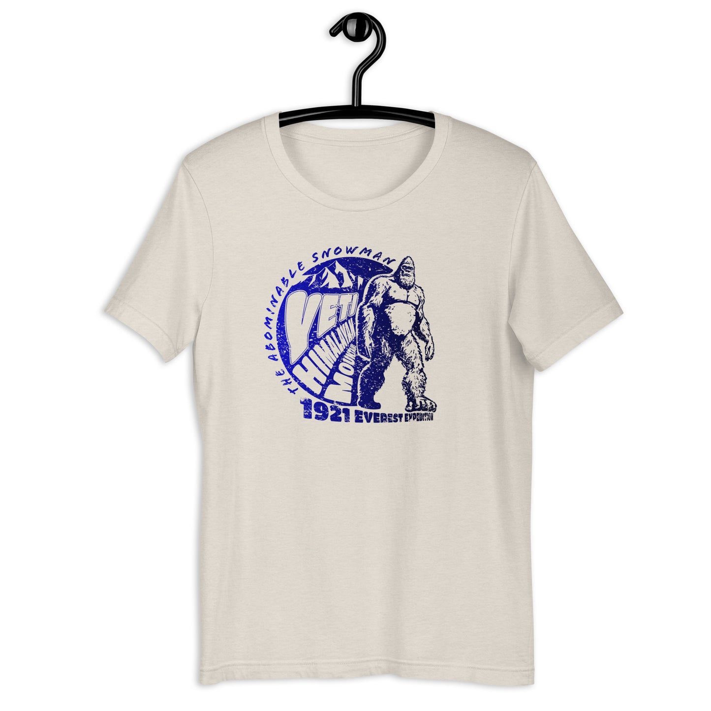 Show off your love for cryptids with our Yeti Everest Expedition t-shirt! Featuring an original design of the Abominable Snowman, this t-shirt is the perfect addition to any cryptid clothing collection. Get yours now and join the search for elusive creatures!