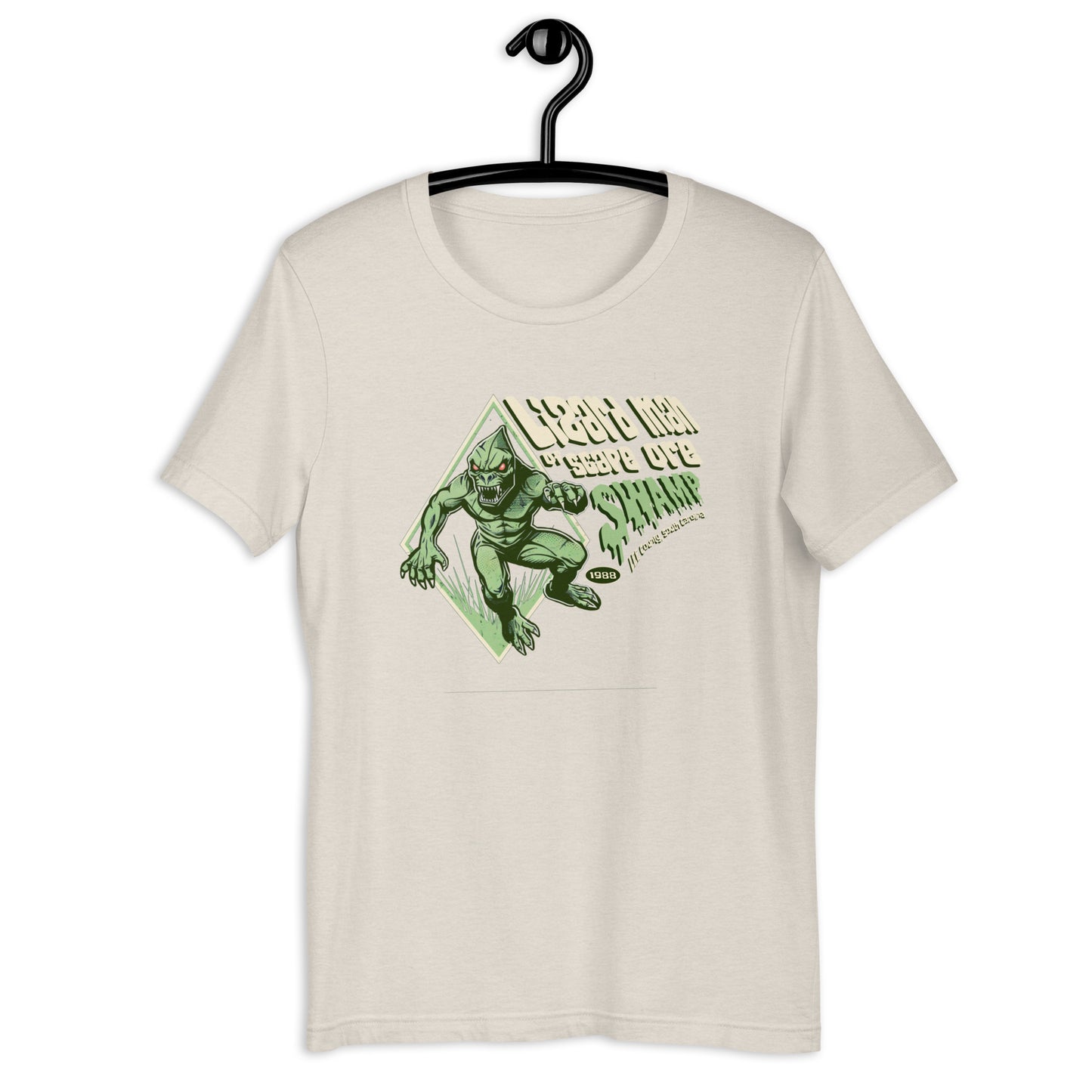 Show off your love for cryptids with our Lizard Man of Scape Ore Swamp t-shirt! Our original design captures the weirdness of this South Carolina legend. Get your hands on this unique cryptid clothing today.