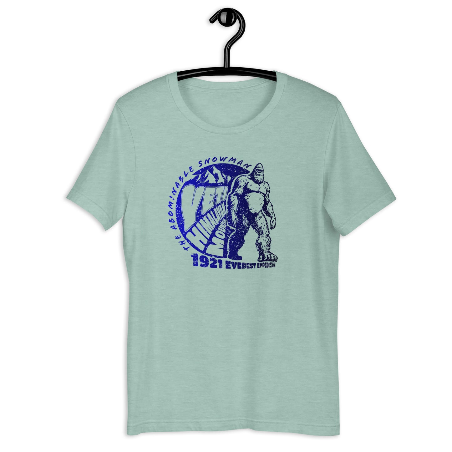 Show off your love for cryptids with our Yeti Everest Expedition t-shirt! Featuring an original design of the Abominable Snowman, this t-shirt is the perfect addition to any cryptid clothing collection. Get yours now and join the search for elusive creatures!
