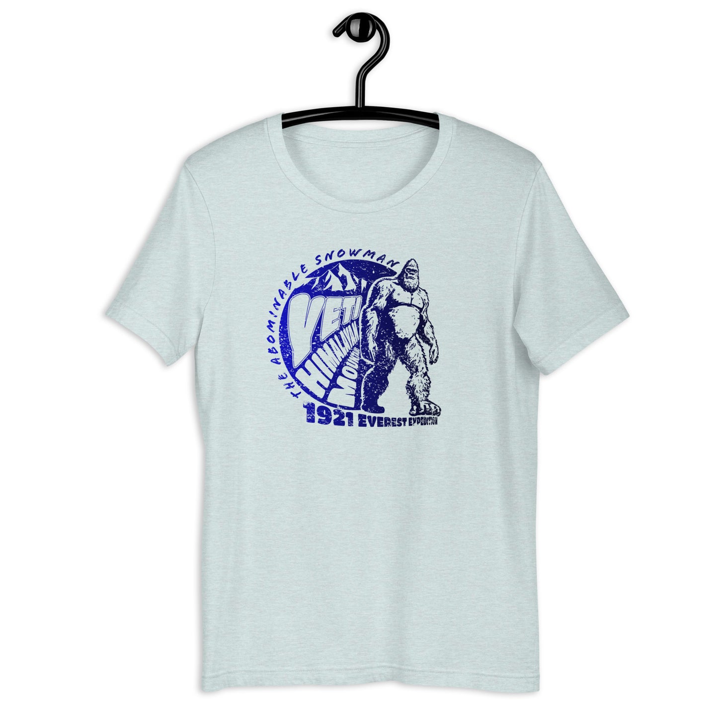 Show off your love for cryptids with our Yeti Everest Expedition t-shirt! Featuring an original design of the Abominable Snowman, this t-shirt is the perfect addition to any cryptid clothing collection. Get yours now and join the search for elusive creatures!