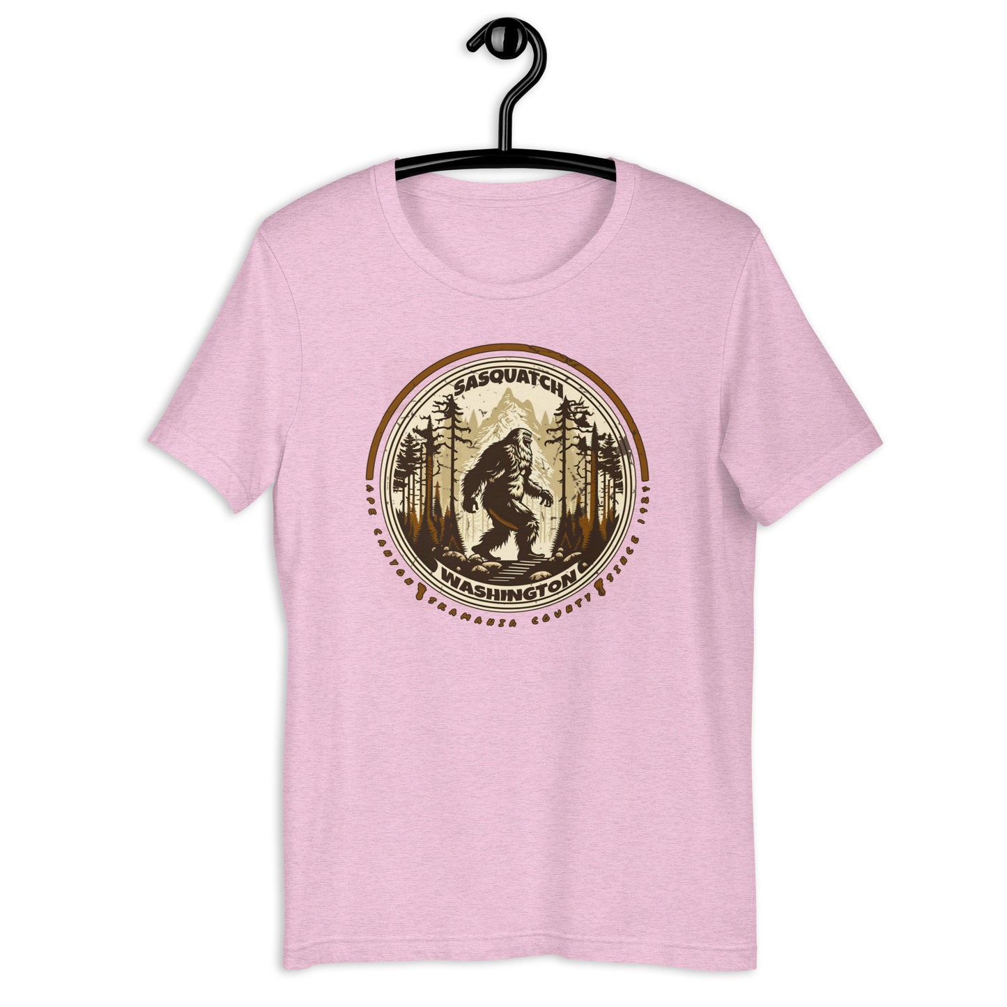 Looking for a unique addition to your wardrobe? Look no further than our Ape Canyon t-shirt. Our original design features the elusive Sasquatch, perfect for any cryptid fan. Get your hands on this bigfoot t-shirt and enjoy the comfort and style of our premium cryptid clothing.