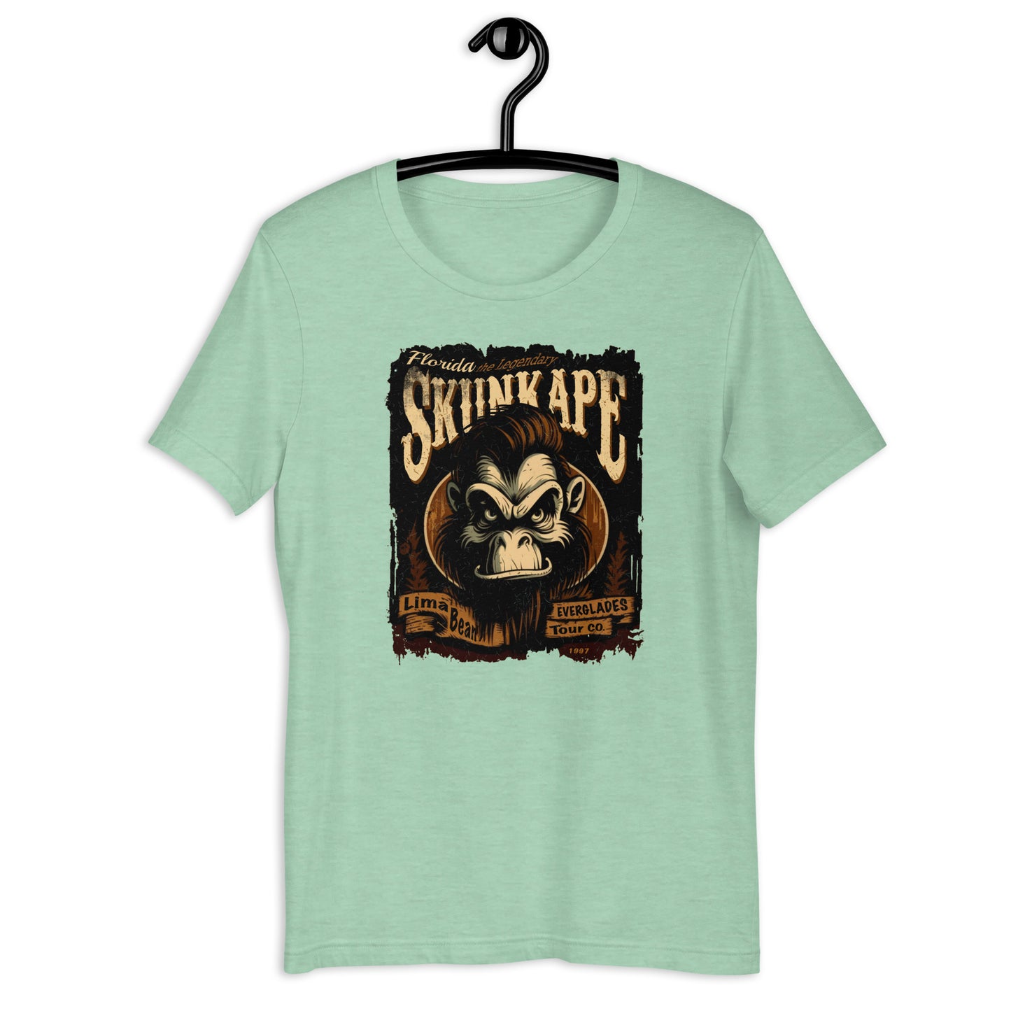 Are you a fan of all things cryptid? Represent your love for weird and mysterious creatures with our cryptid apparel! Our Everglades t-shirt showcases an original Skunk Ape design that's sure to turn heads on your next adventure.