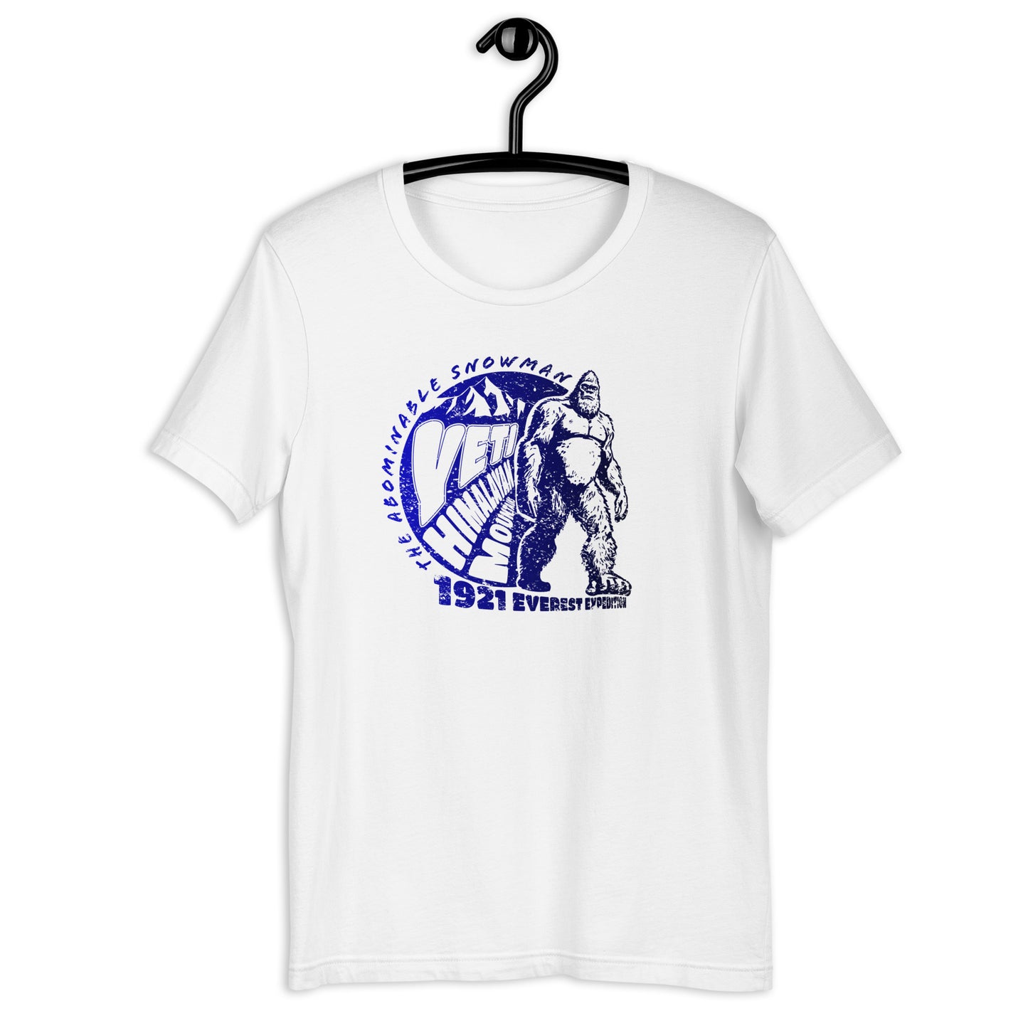 Show off your love for cryptids with our Yeti Everest Expedition t-shirt! Featuring an original design of the Abominable Snowman, this t-shirt is the perfect addition to any cryptid clothing collection. Get yours now and join the search for elusive creatures!