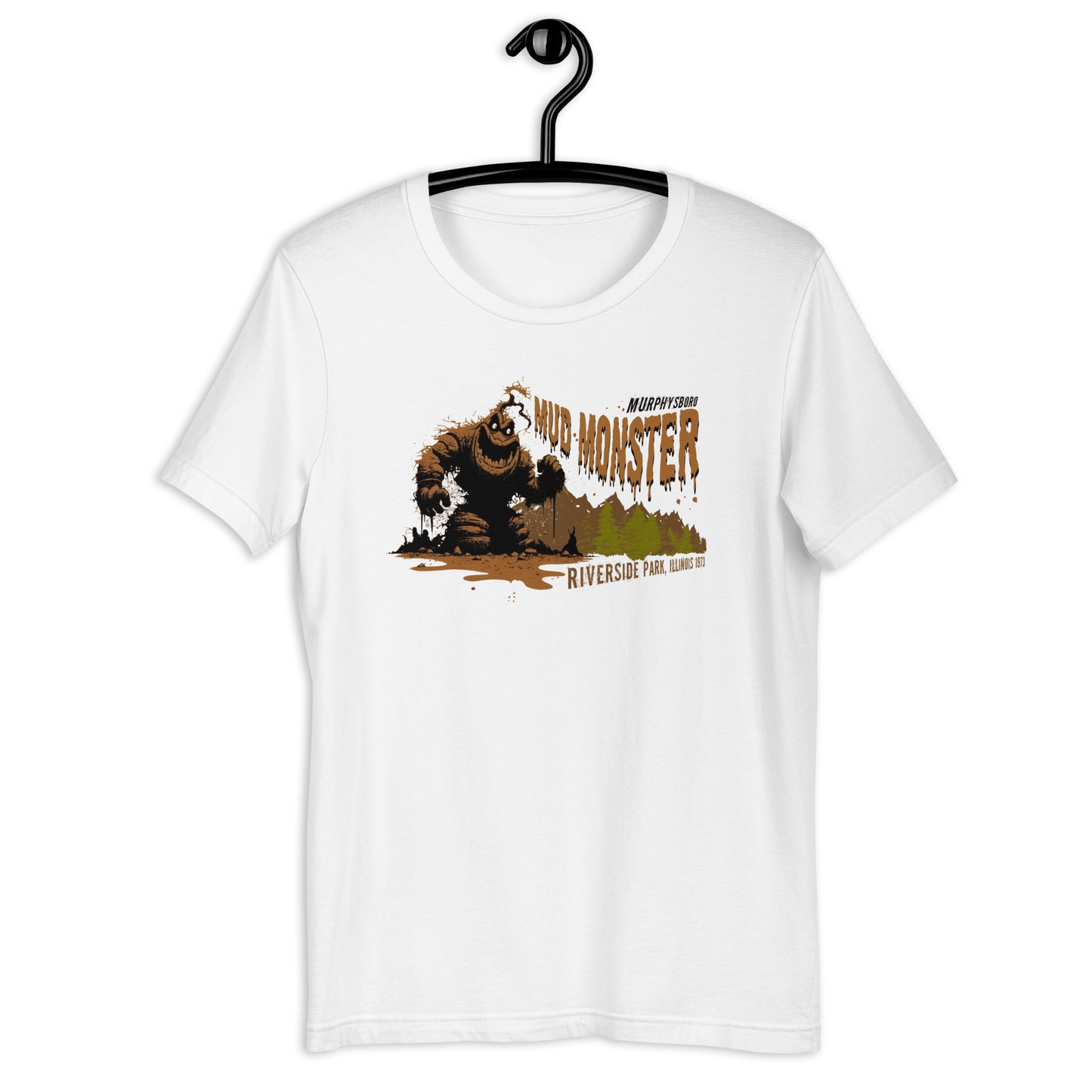 Looking for a unique way to express your love for cryptids? Our Murphysboro Mud Monster t-shirt is here to help! Featuring an original design, this cryptid apparel is perfect for anyone who loves a good mystery. Wear it proudly and show your love for the mud monster cryptid.