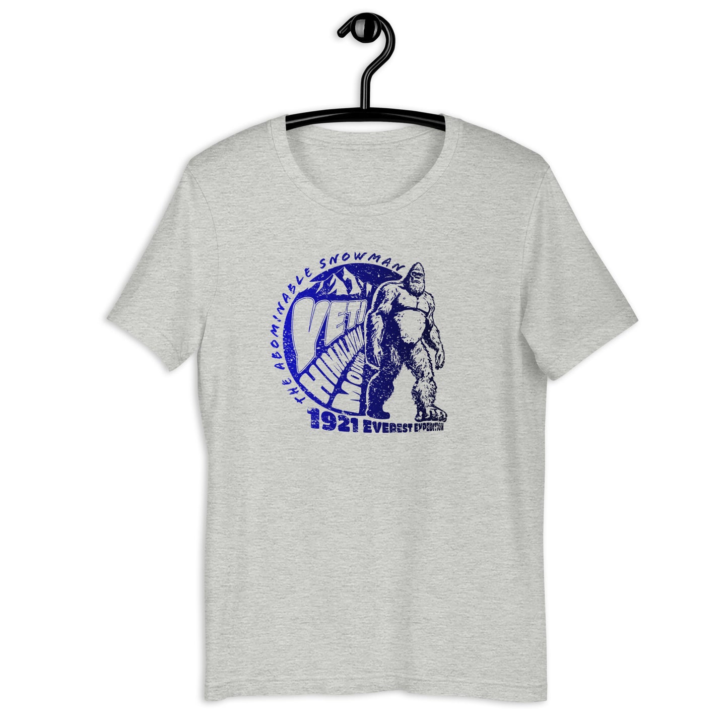 Show off your love for cryptids with our Yeti Everest Expedition t-shirt! Featuring an original design of the Abominable Snowman, this t-shirt is the perfect addition to any cryptid clothing collection. Get yours now and join the search for elusive creatures!