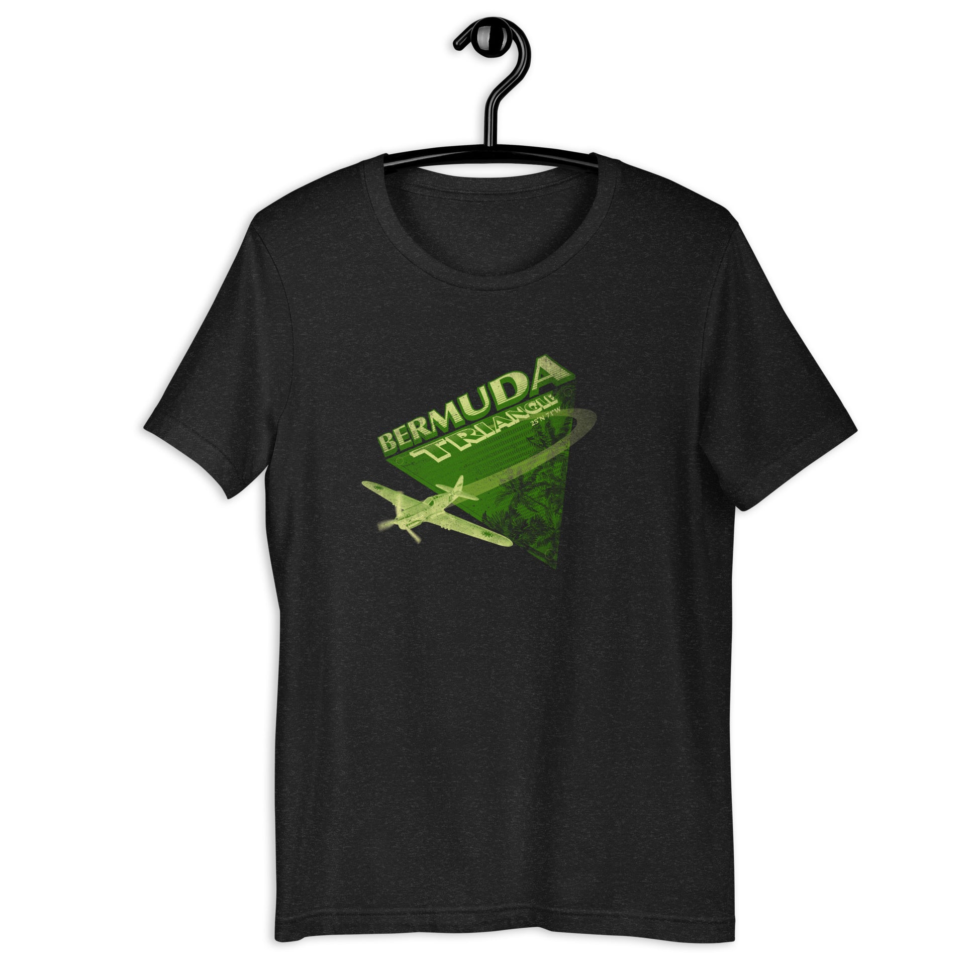 If you love everything that's beyond this world, then our Ufo apparel is your thing. Our Bermuda Triangle t-shirt features a conspiracy design - so you'll never feel bored while wearing it. Buy one now and wear it as your new lucky UFO clothing.