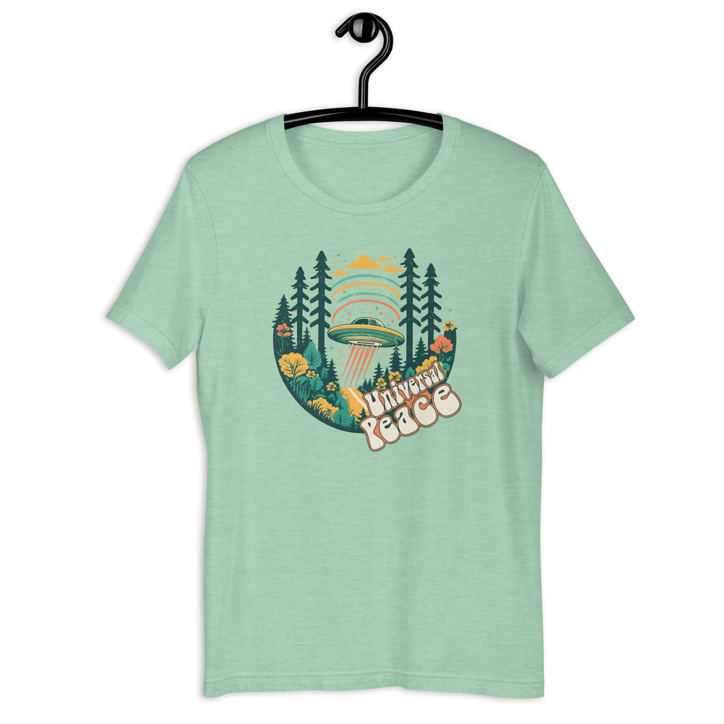 Looking for a unique t-shirt to add to your collection? Look no further than this UFO tshirt! With an original design that's out of this world, this Alien t-shirt is perfect for any UAP enthusiast. Stay stylish while showing off your love for the unknown with this Ufo clothing.