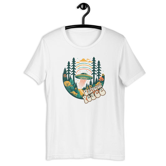 Looking for a unique t-shirt to add to your collection? Look no further than this UFO tshirt! With an original design that's out of this world, this Alien t-shirt is perfect for any UAP enthusiast. Stay stylish while showing off your love for the unknown with this Ufo clothing.